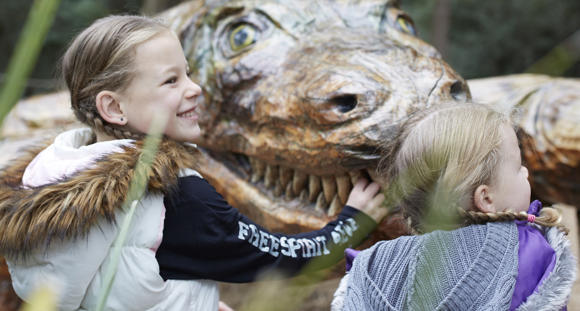 Two kids playing at Healesville Sanctuary